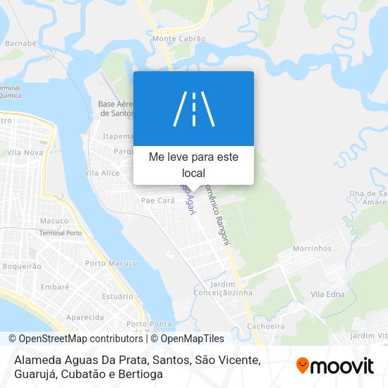 Alameda Aguas Da Prata mapa