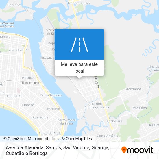 Avenida Alvorada mapa