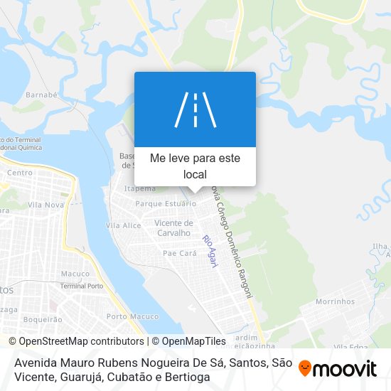 Avenida Mauro Rubens Nogueira De Sá mapa