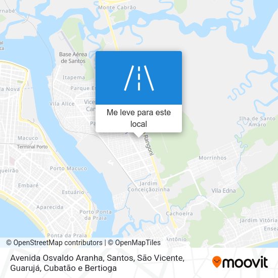 Avenida Osvaldo Aranha mapa