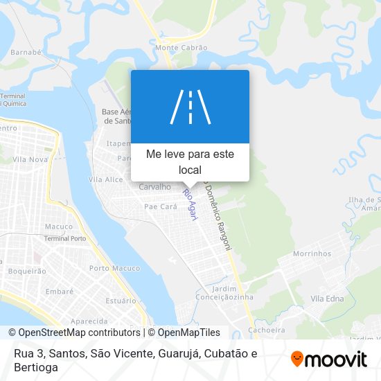 Rua 3 mapa
