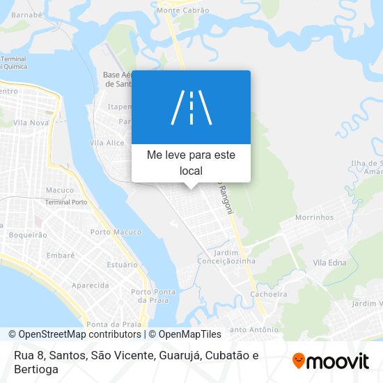 Rua 8 mapa