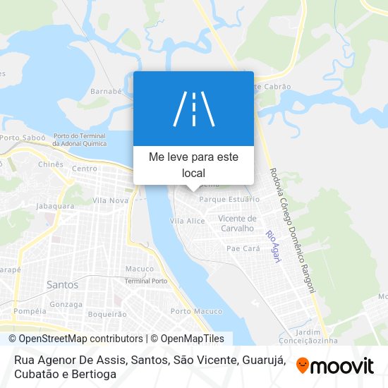 Rua Agenor De Assis mapa