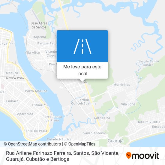 Rua Arilene Farinazo Ferreira mapa