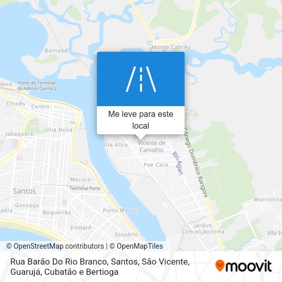Rua Barão Do Rio Branco mapa