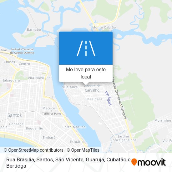 Rua Brasilia mapa