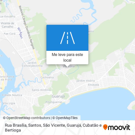 Rua Brasília mapa