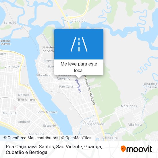 Rua Caçapava mapa