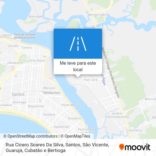 Rua Cicero Soares Da Silva mapa