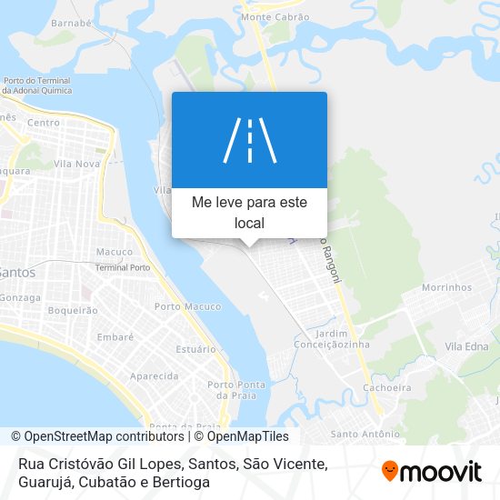 Rua Cristóvão Gil Lopes mapa