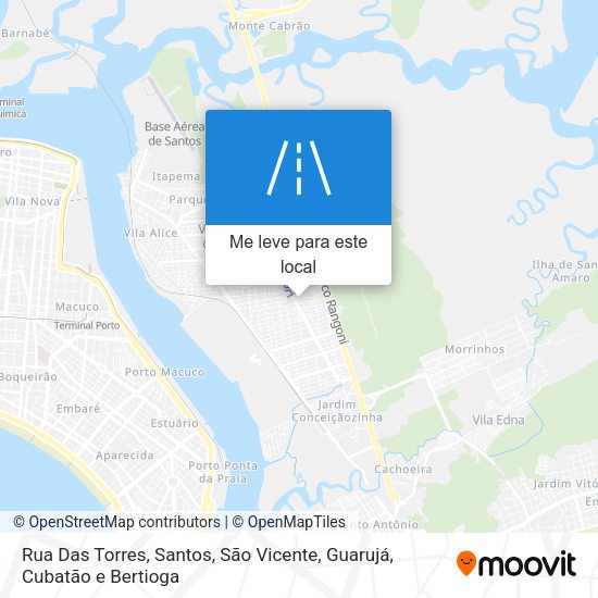 Rua Das Torres mapa