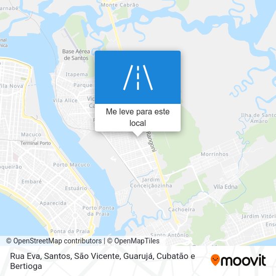 Rua Eva mapa