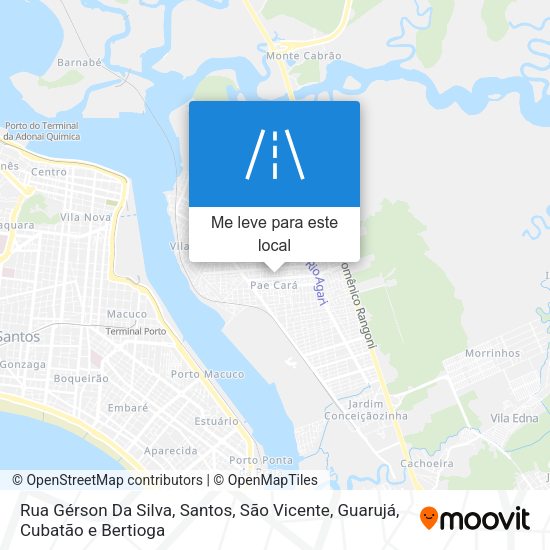 Rua Gérson Da Silva mapa