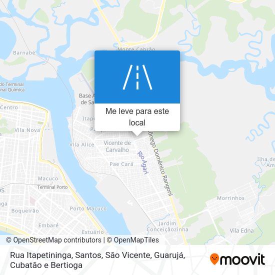 Rua Itapetininga mapa