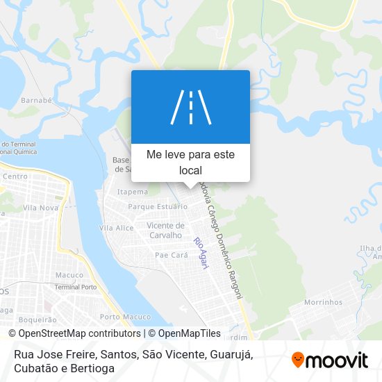 Rua Jose Freire mapa