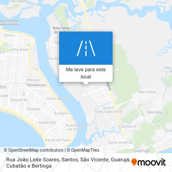 Rua João Leite Soares mapa