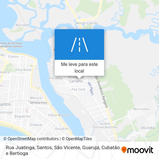 Rua Juatinga mapa