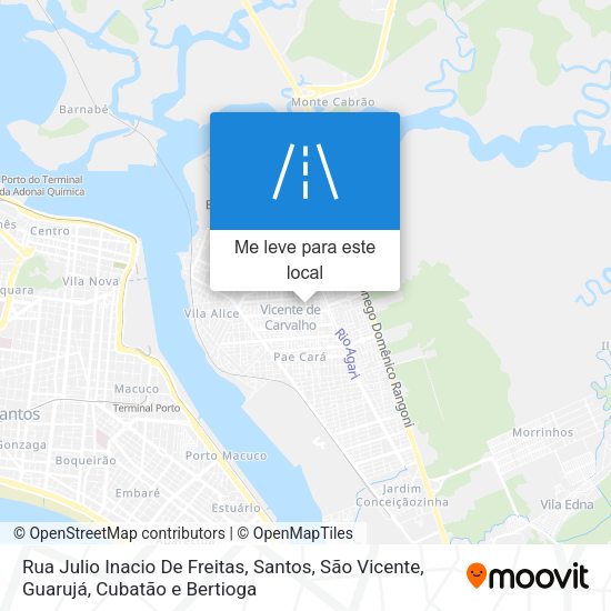 Rua Julio Inacio De Freitas mapa