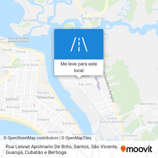 Rua Leonel Apolinario De Brito mapa