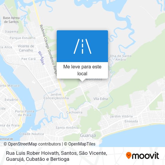 Rua Luis Rober Hoivath mapa