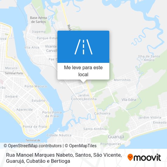 Rua Manoel Marques Nabeto mapa