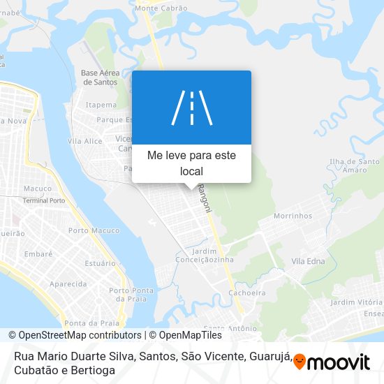 Rua Mario Duarte Silva mapa