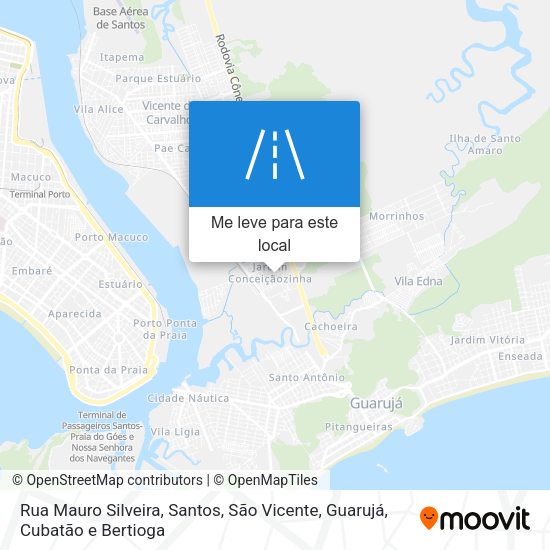 Rua Mauro Silveira mapa