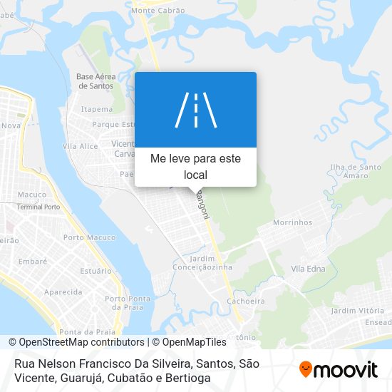 Rua Nelson Francisco Da Silveira mapa