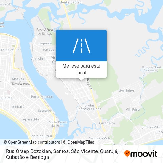 Rua Orsep Bozokian mapa