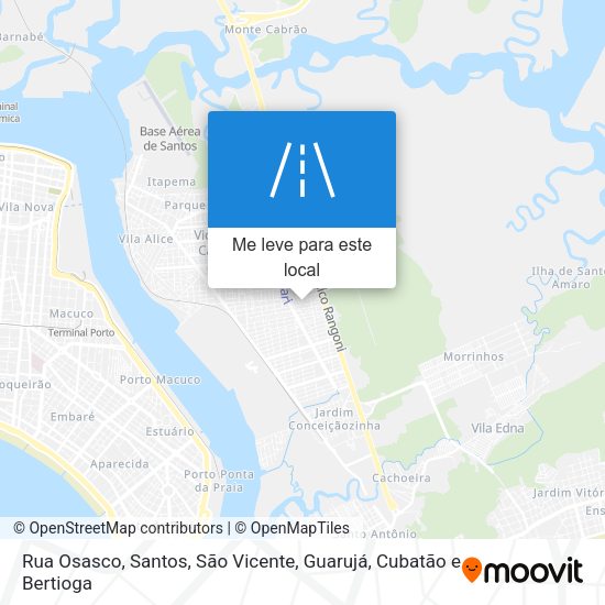 Rua Osasco mapa
