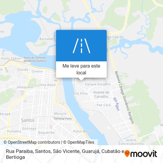 Rua Paraiba mapa