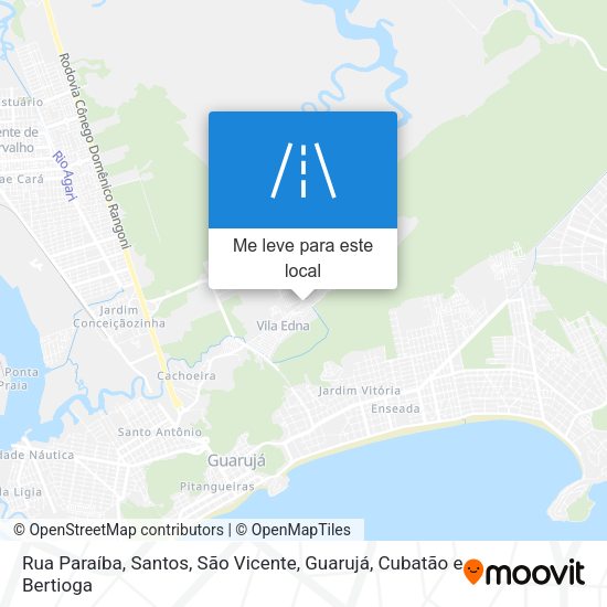 Rua Paraíba mapa