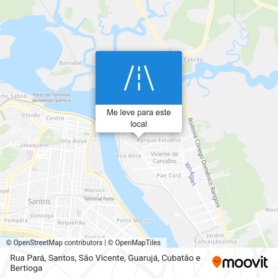 Rua Pará mapa