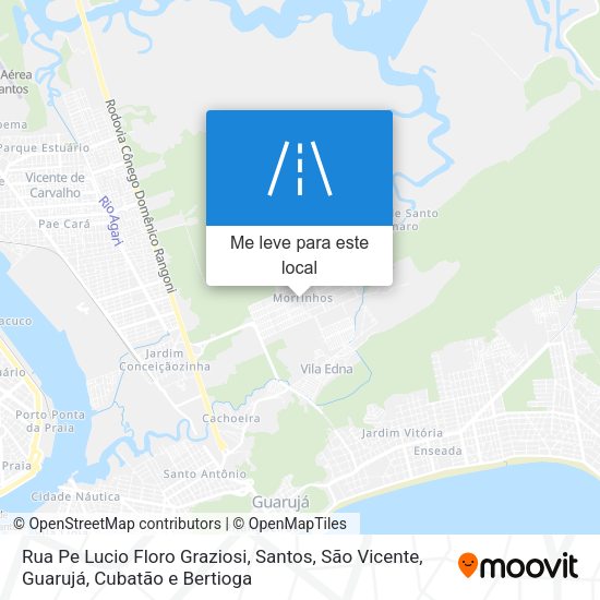 Rua Pe Lucio Floro Graziosi mapa