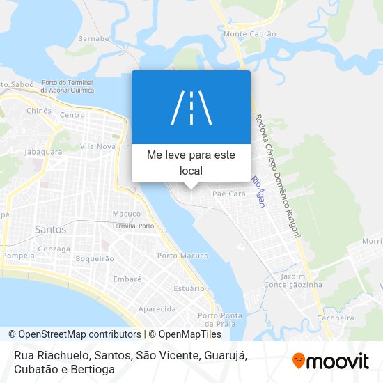 Rua Riachuelo mapa