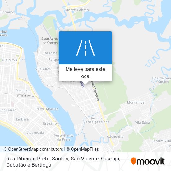 Rua Ribeirão Preto mapa