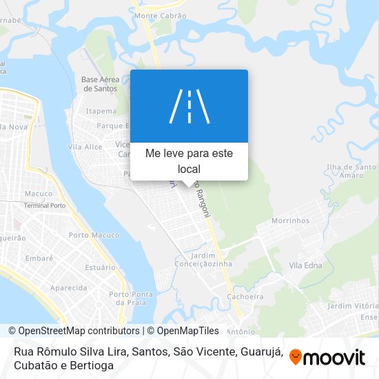 Rua Rômulo Silva Lira mapa