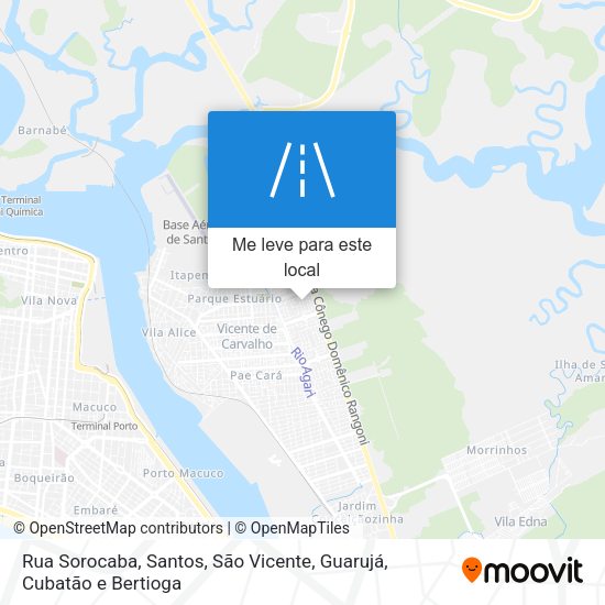 Rua Sorocaba mapa