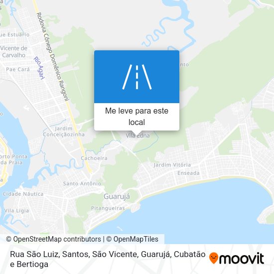 Rua São Luiz mapa