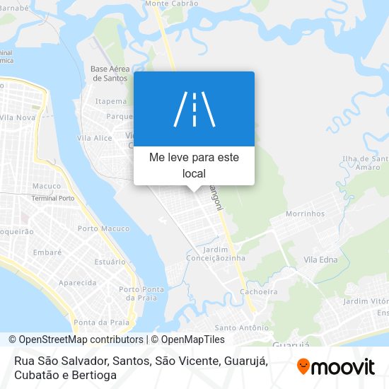 Rua São Salvador mapa