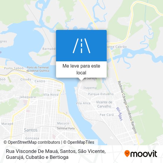 Rua Visconde De Mauá mapa