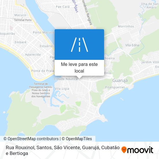 Rua Rouxinol mapa