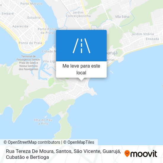 Rua Tereza De Moura mapa