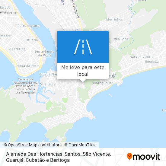 Alameda Das Hortencias mapa