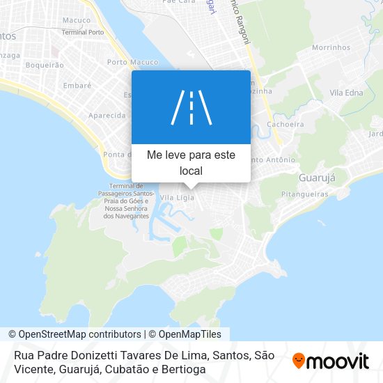 Rua Padre Donizetti Tavares De Lima mapa