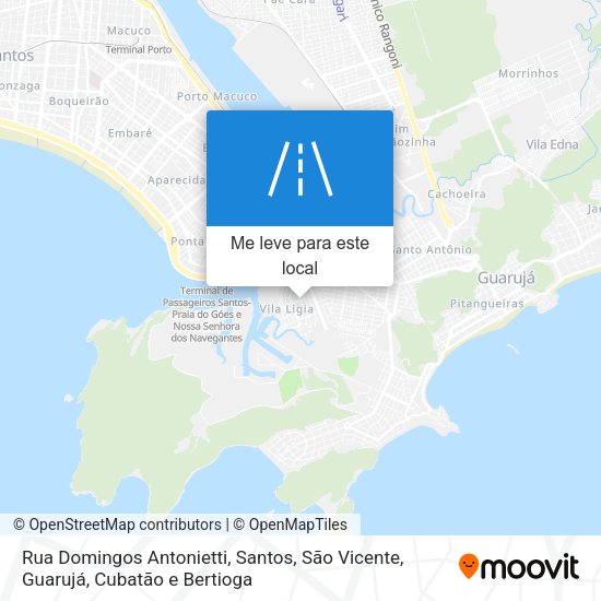 Rua Domingos Antonietti mapa