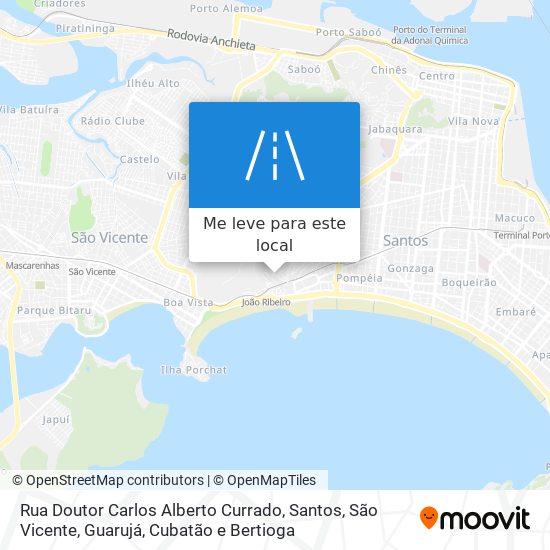 Rua Doutor Carlos Alberto Currado mapa