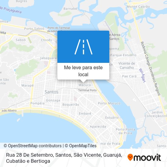 Rua 28 De Setembro mapa