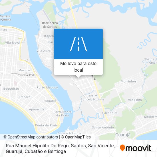 Rua Manoel Hipolito Do Rego mapa
