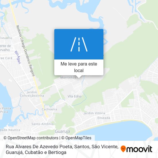 Rua Alvares De Azevedo Poeta mapa